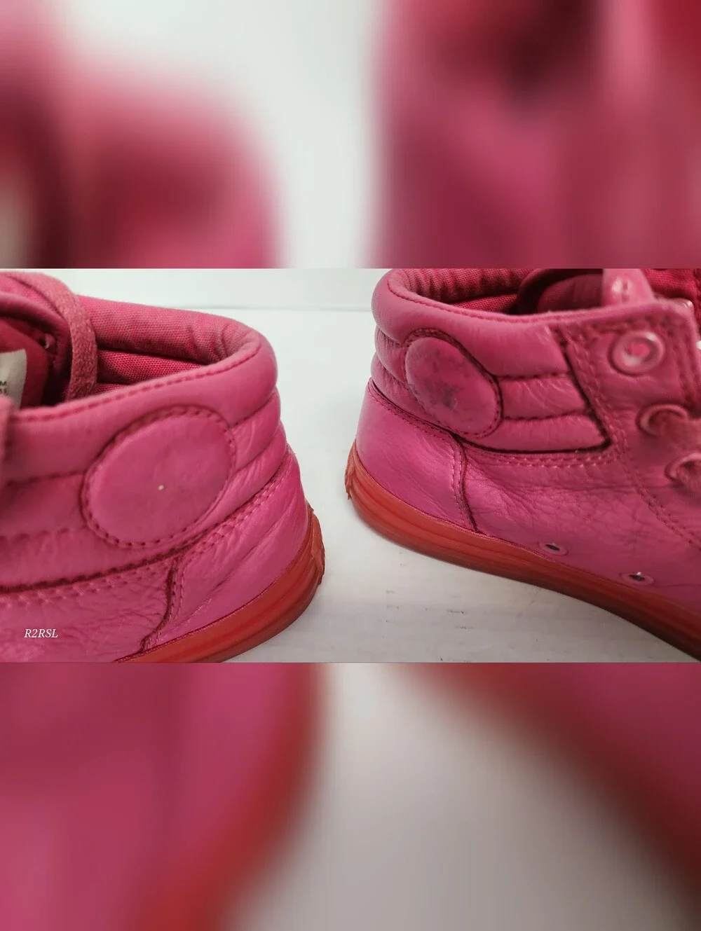 Converse Chuck Taylor All Star Street High Top Leather Pink Youth 3 Barbiecore